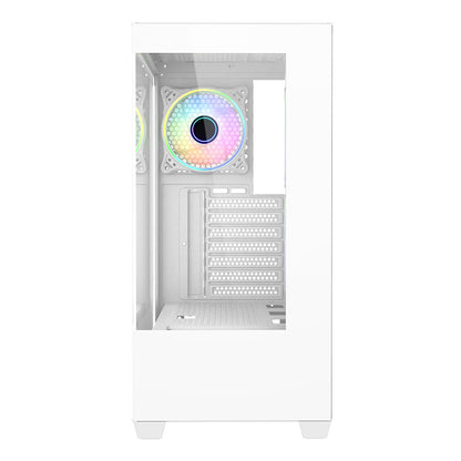 CiT Sense White Dual Tempered Glass Panelling ATX PC Gaming Case CIT-SENSE-W