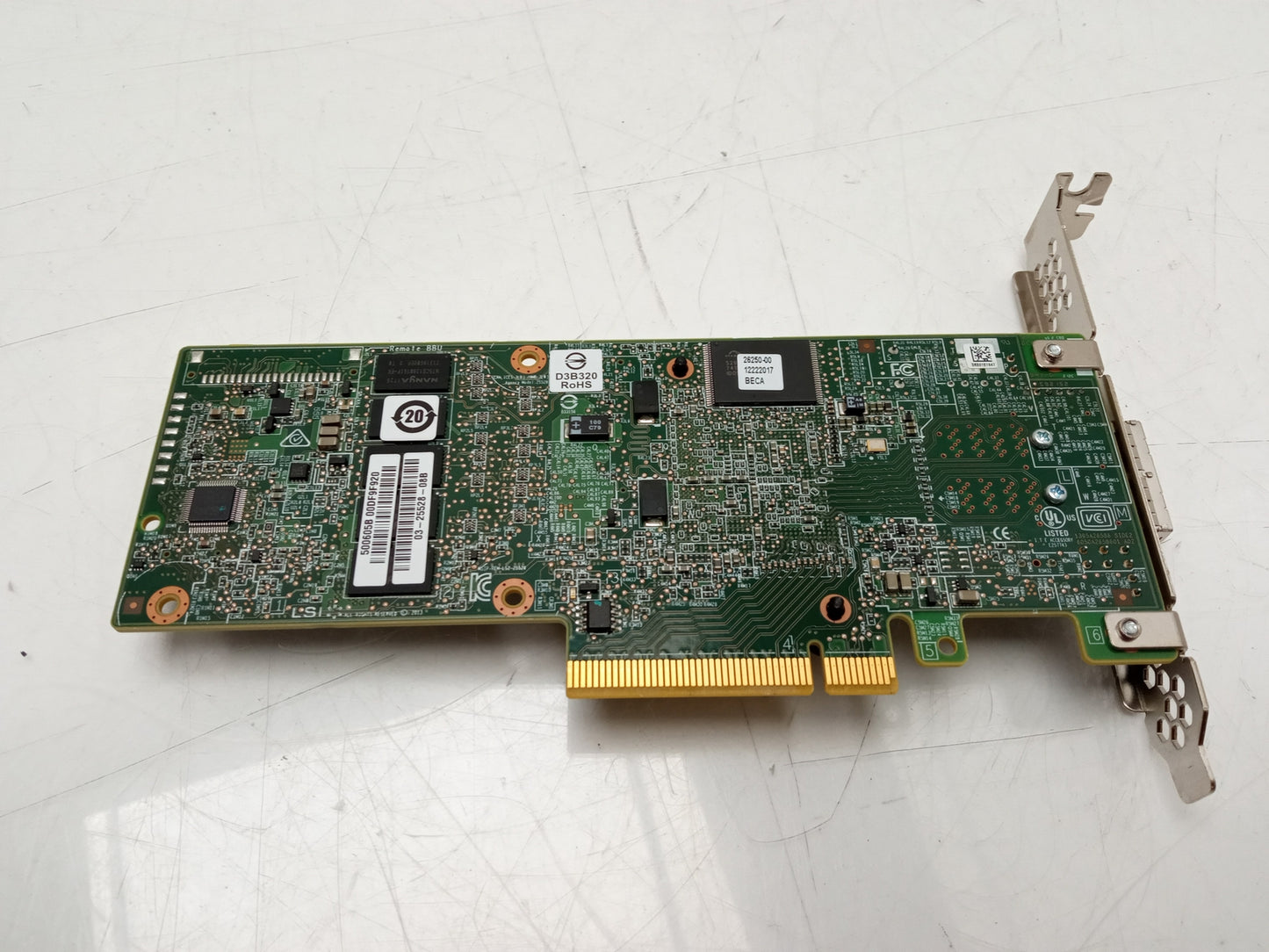 Intel RS3SC008 SAS/SATA Dual Port 12GB/s PCIe RAID Controller - No Battery