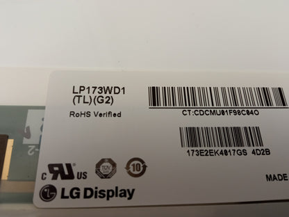 LG Display LP173WD1 (TL)(G2) 17.3" Replacement LCD Display Panel