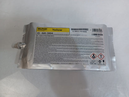 Mutoh Eco Solvent ValueJet VJ-MS31-YE1000E 1000ml Yellow - Expiry 28/06/2025