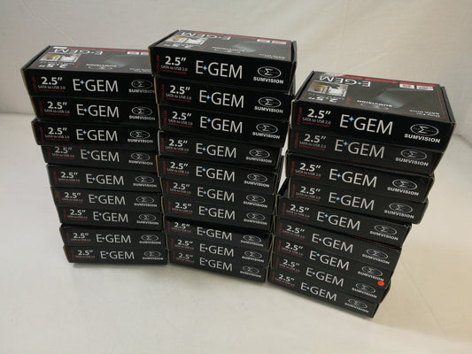Job Lot 28x Sumvision WXT-E822-2 E-GEM 2.5" Sata To USB External HDD Enclosures