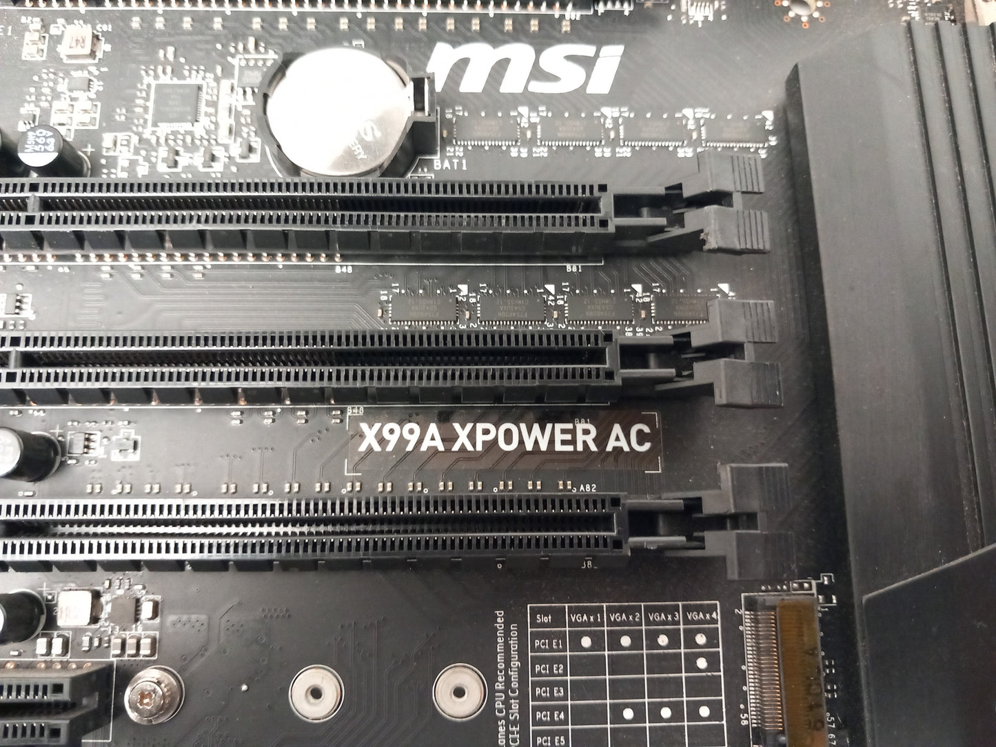 MSI X99A XPower AC Socket LGA2011-3 DDR4 M.2 ATX Motherboard With I/O Shield