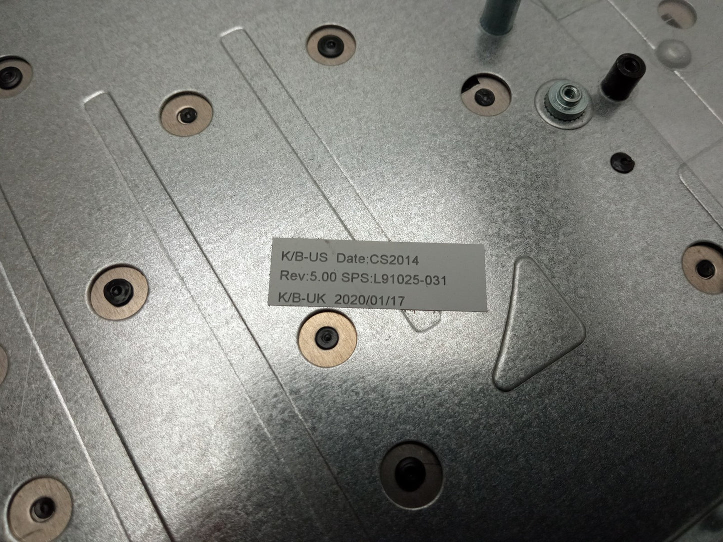 HP 400 G7 Laptop UK Keyboard Touchpad Palmrest Assembly L91025-001