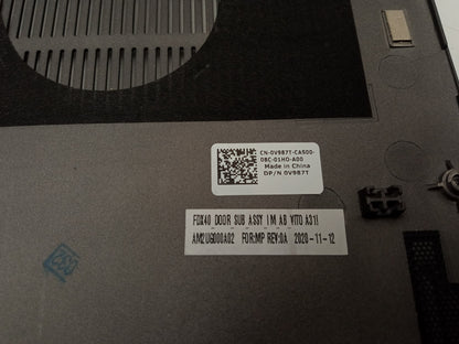 Dell Latitiude 7410 Laptop Bottom Lid Cover Assembly With Screws 0V987T V987T