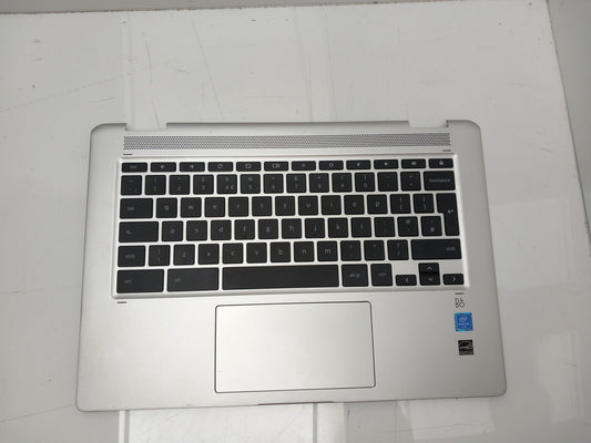 HP Chromebook x360 14 G1 UK Laptop Keyboard Palmrest Touchpad AM2DR000910