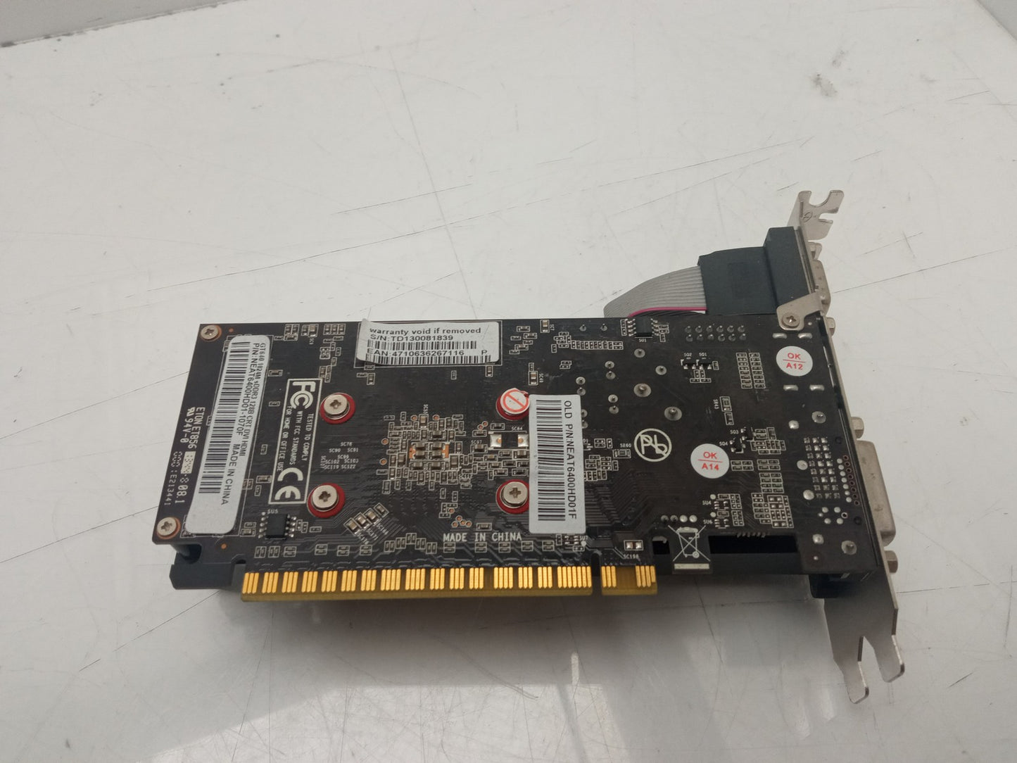 Palit GeForce GT640 1GB DDR3 PCIe Video Graphics Card NEAT6400HD01-1070F