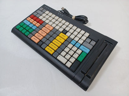 Tipro MID-UU-KM128A-RA-C15 Programmable PC POS Keyboard With Card Reader