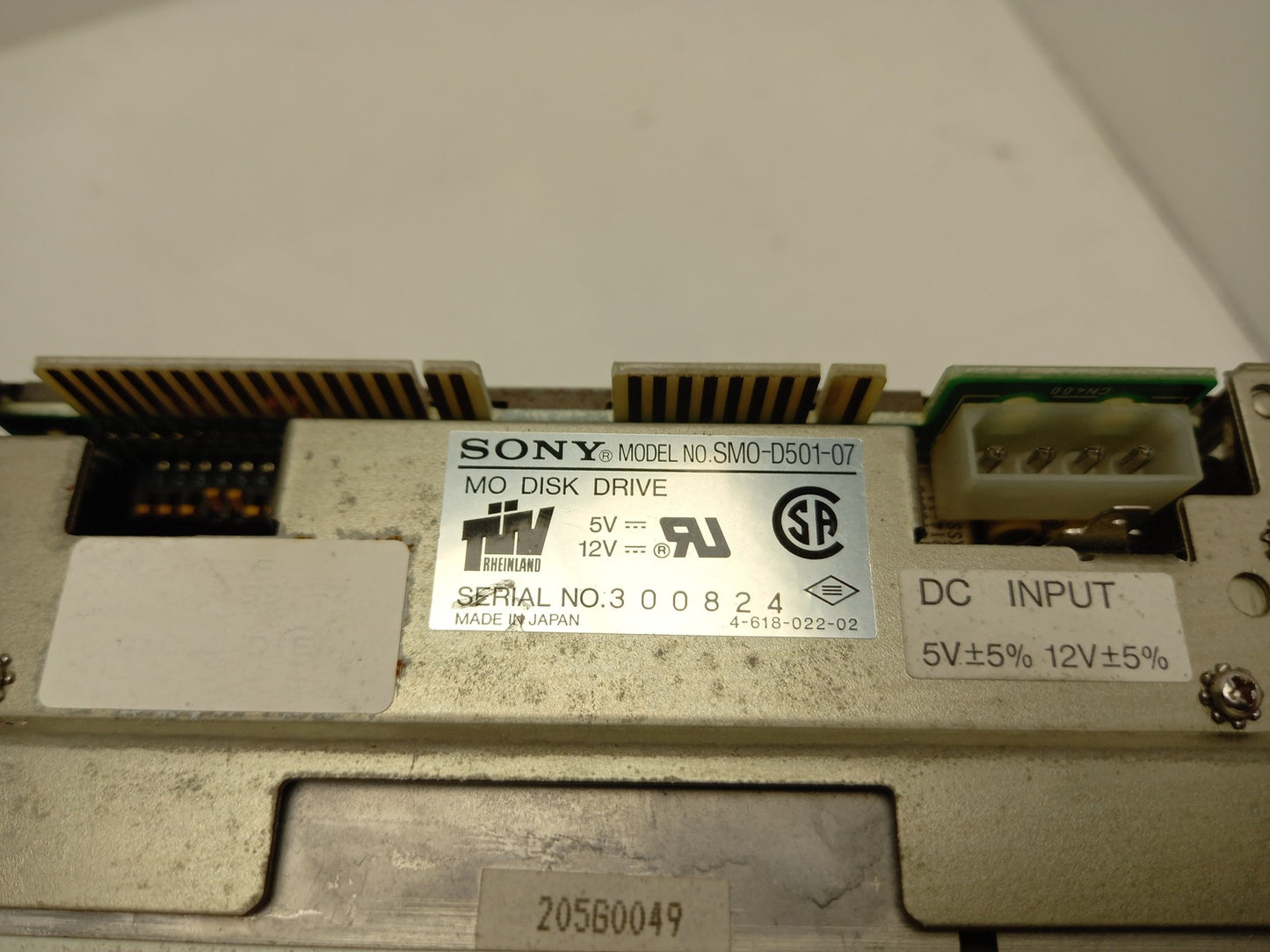 Sony SM0-D501-07 Internal MO Optical Disk Drive