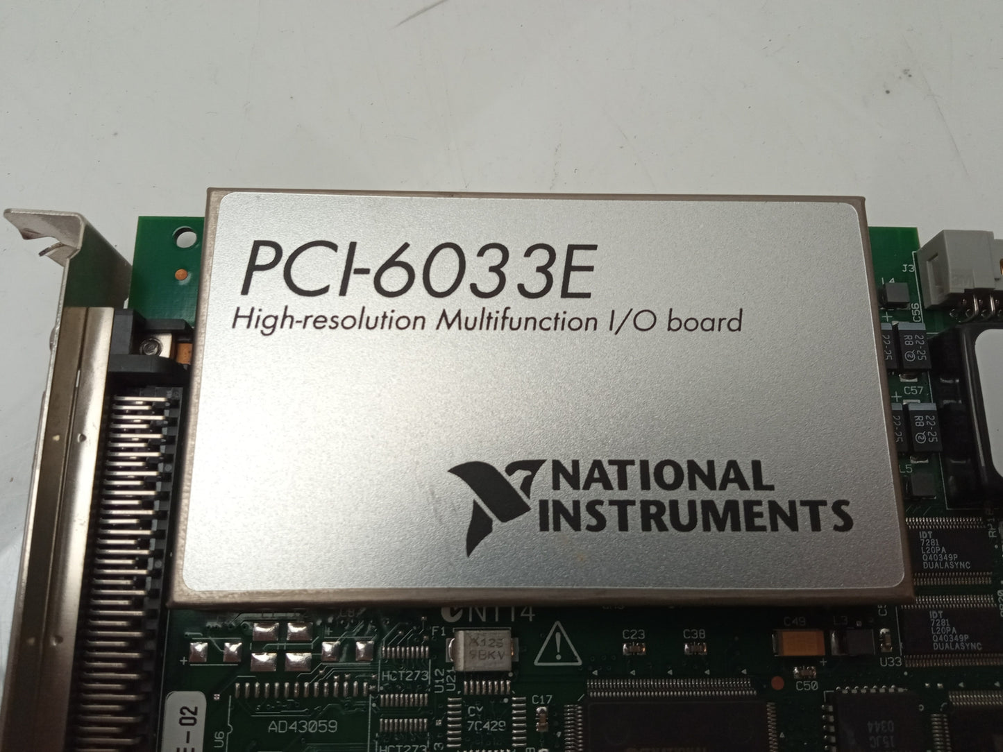 National Instruments PCI-6033E NI DAQ Multifunction 64ch Analog PCI Card
