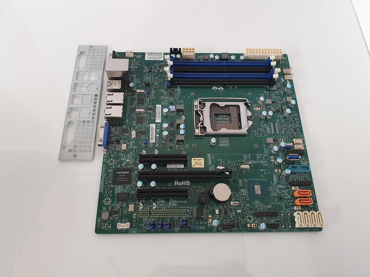 SuperMicro X11SSL-F Socket LGA1151 DDR4 PCI-E Motherboard With I/O Shield