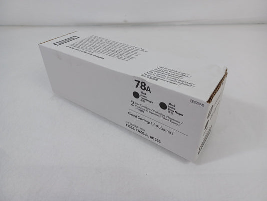 Genuine HP 78A Black Toner Cartridge CE278AD LaserJet Pro M1536/P1566/P1606dn