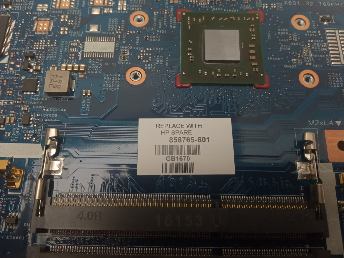 HP 17-Y Series Laptop Motherboard With AMD A8-7410 2.20 GHz CPU DDR3 856765-601