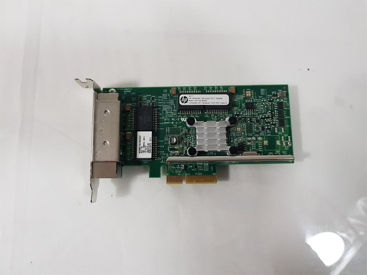 HP 4-Port Gigabit Ethernet LP Network Adapter Module 647592-001 649870-001
