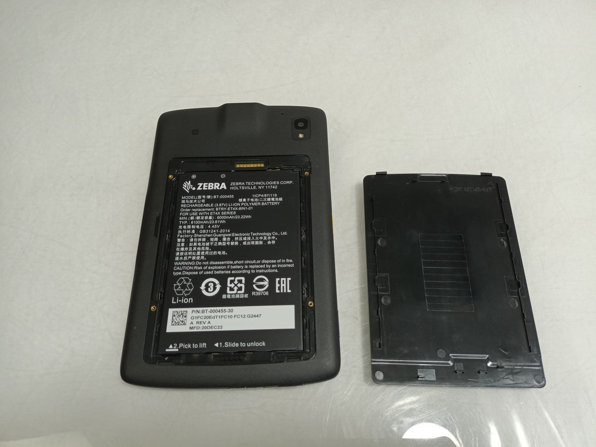Zebra ET45CA-101D1B0-A6 ET45CA Android 11 64GB Rugged Tablet Barcode Scanner