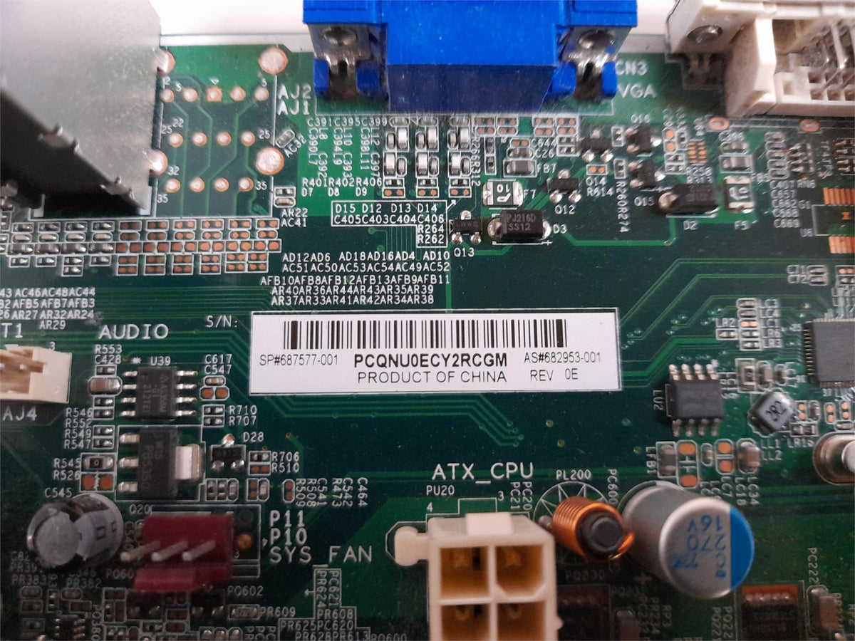 HP Elite 8300 MT Socket LGA1155 DDR3 MicroATX Motherboard with I/O Shield 682953-001