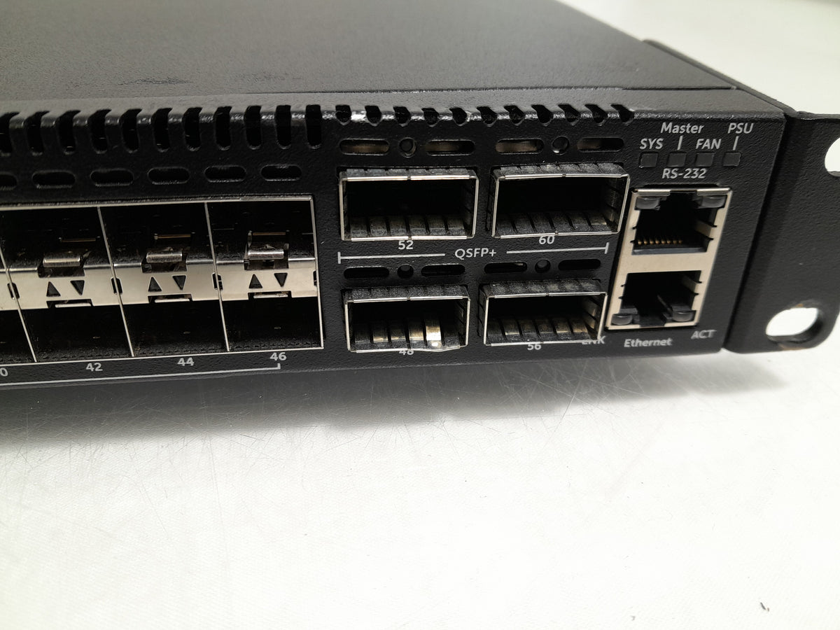Dell Force10 S4810P-AC 48 Port 10GbE Network Switch w/ 4x 40GbE QSFP+ Ports