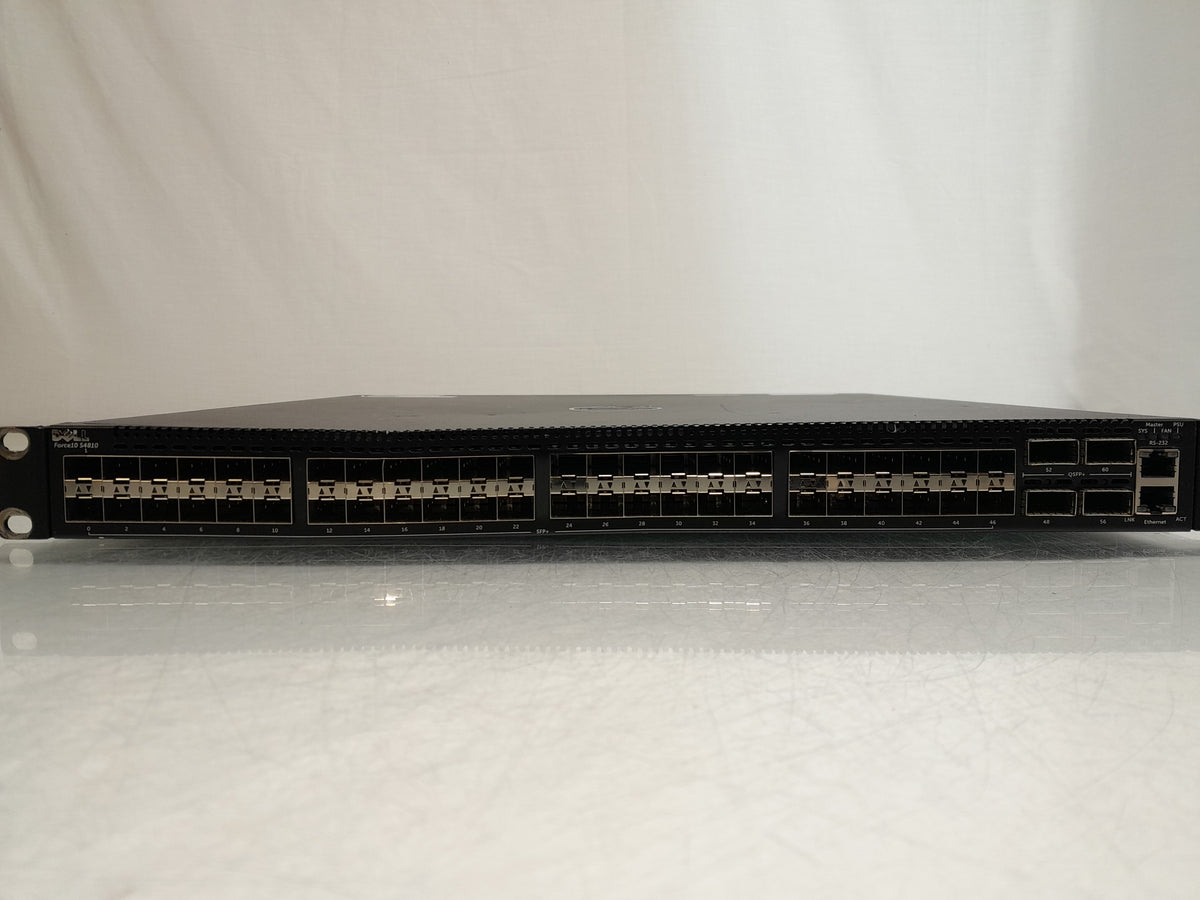 Dell Force10 S4810P-AC 48 Port 10GbE Network Switch w/ 4x 40GbE QSFP+ Ports