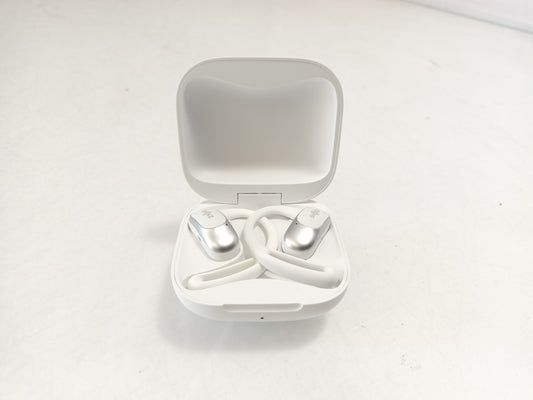 Shokz OpenFit Air White Wireless Bluetooth Earphones - With Case
