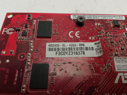 ASUS  Radeon HD 5450 1GB Low Profile Video Graphics Card HD5450-SL-1GD3-BRK