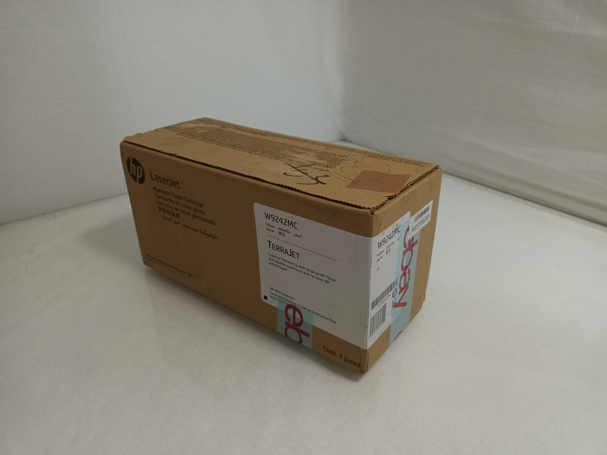 Genuine HP W9242MC Managed Laserjet Toner Cartridge Yellow - Damage Packaging