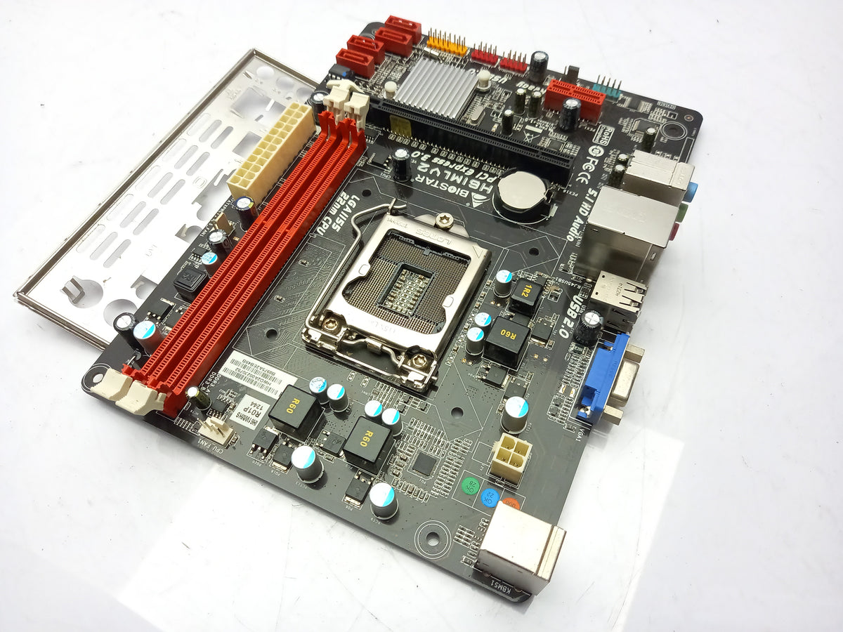 BioStar H61MLV2 DDR3 LGA 1155 Motherboard With I/O Shield