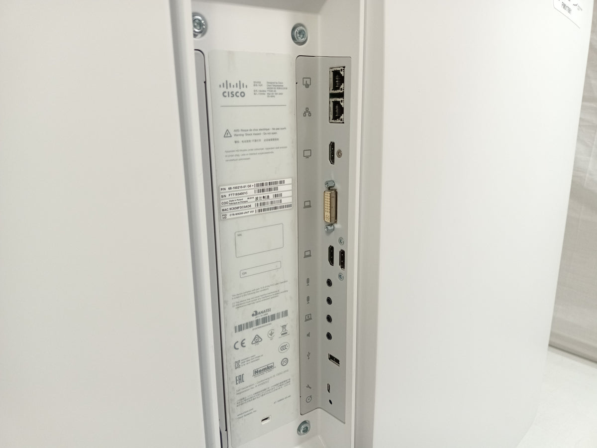 Cisco Telepresence MX200 G2 TTC60-20 42" With Cisco Telepresence Touch 10