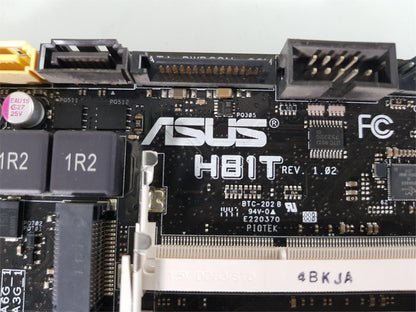 ASUS H81T Socket LGA1150 DDR3L Mini-ITX Motherboard with I/O Shield
