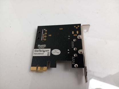 StarTech.com SuperSpeed USB 3.0 PCI-E 2 Port Controller Card PEXUSB3S23