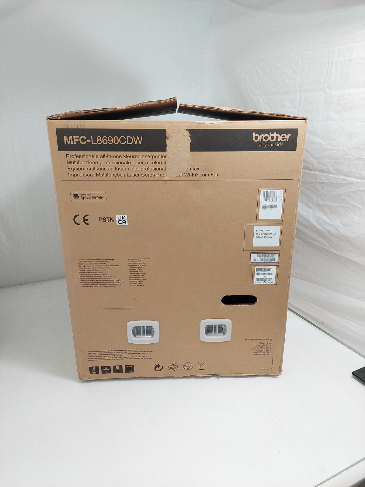 Brother MFC-L8690CDW A4 Colour Laser Multifunction Printer Duplex WiFi ADF