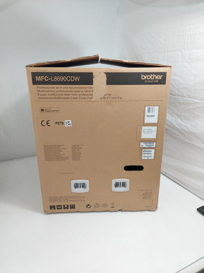 Brother MFC-L8690CDW A4 Colour Laser Multifunction Printer Duplex WiFi ADF