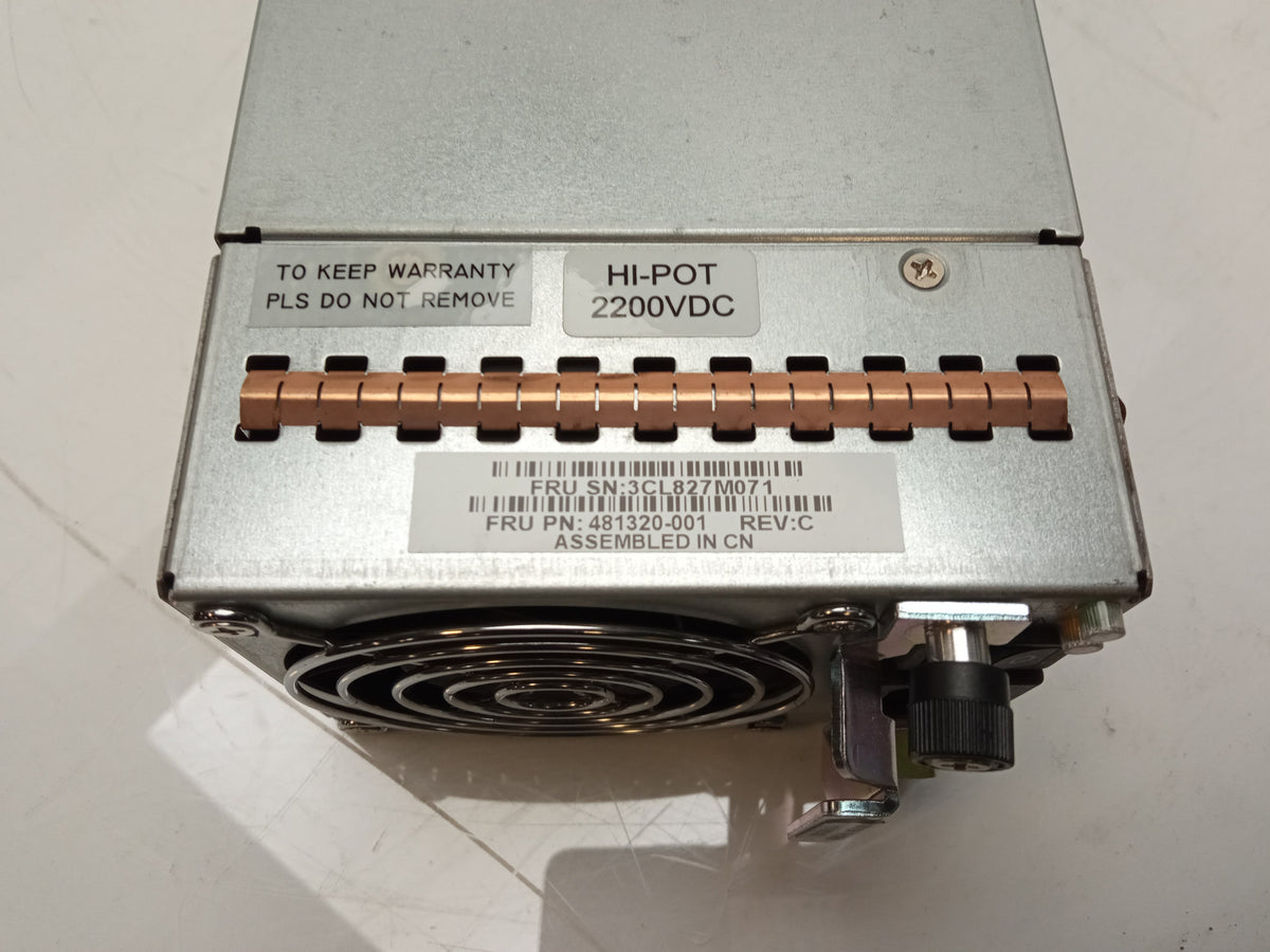 (DISPOSAL) 3Y Power Technology 712.8W Server Power Supply Unit YM-2751B HP 481320-001