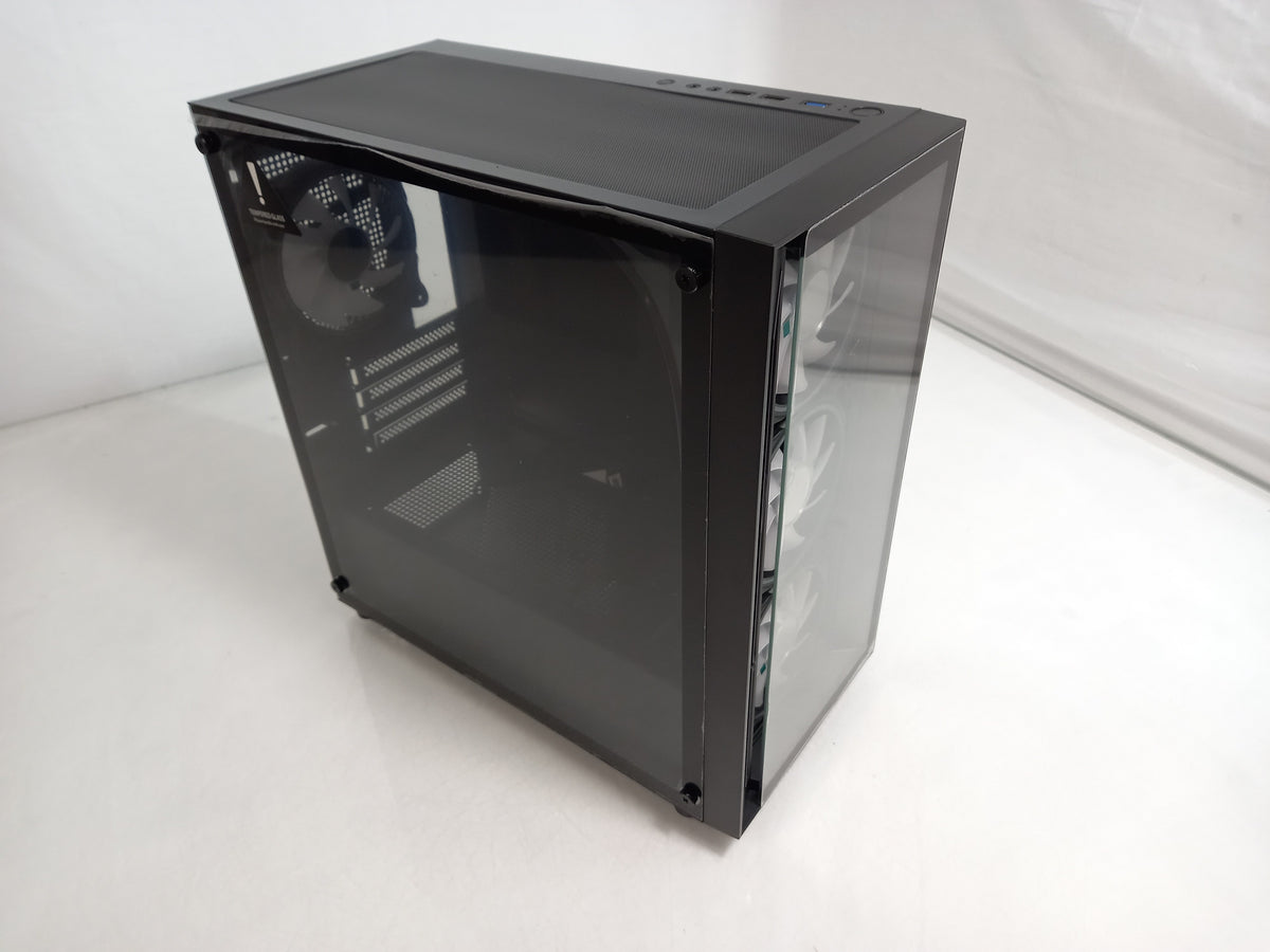 Vida Lucid Windowed M-ATX Black Gaming Desktop PC Case
