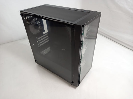 Vida Lucid Windowed M-ATX Black Gaming Desktop PC Case
