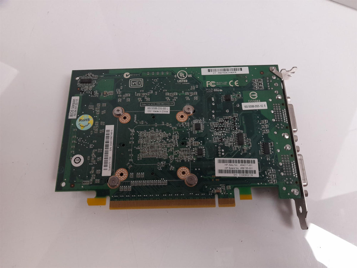 HP NVIDIA Quadro FX 1700 512MB DDR2 Video Graphics Card 454317-001 456135-001