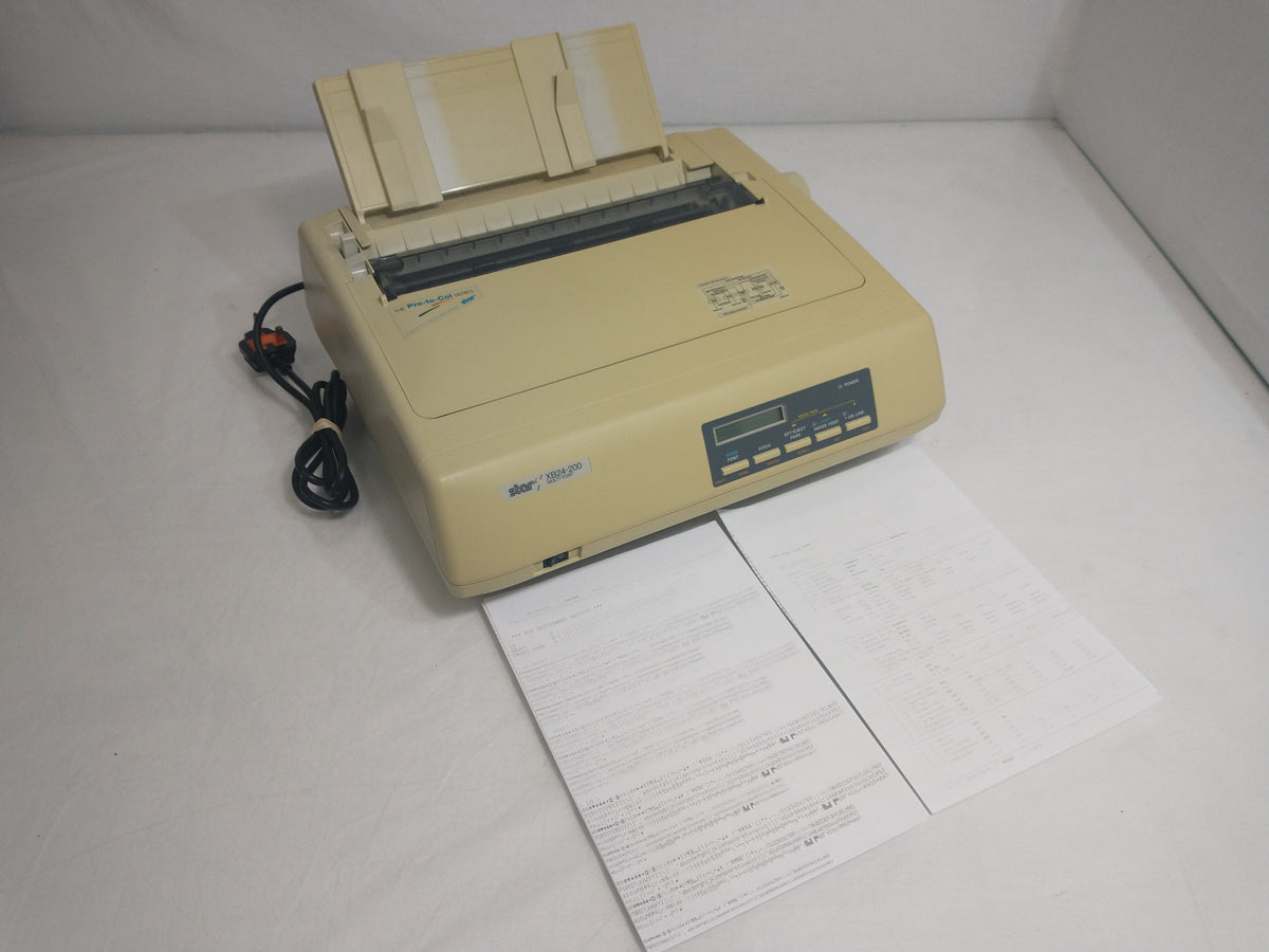 Star Micronics XB24-200 Multi Font Dot Matrix Printer - Tested To Power On