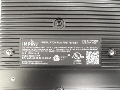 Impinj R700-341 Fixed RAIN RFID Reader + Impinj R705-FGX Portal Gateway Module