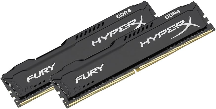 Kingston HyperX Fury HX424C12SB2K2/16 2400MHz 16GB (2x 8GB) CL12 DDR4 Gaming RAM