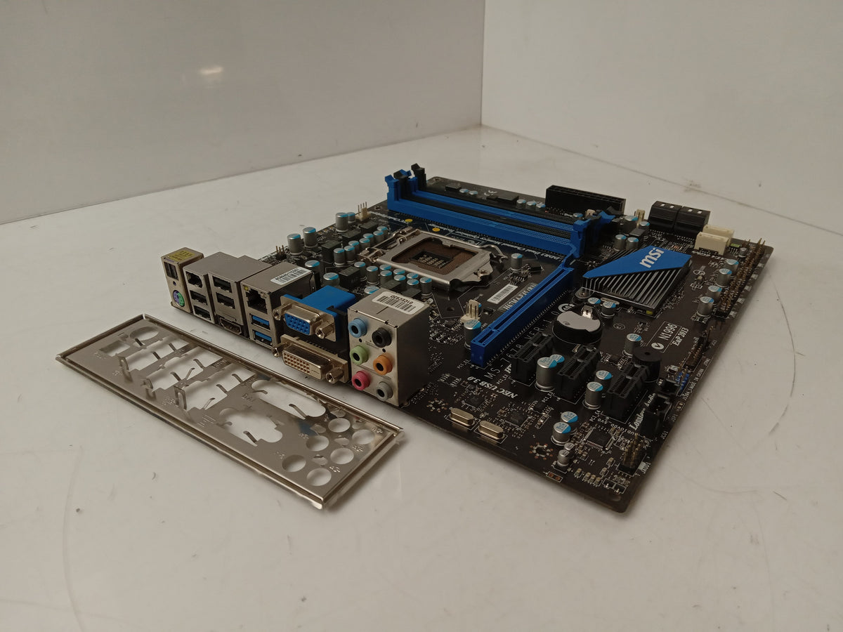 MSI H67MA-E45 (B3) Socket LGA1155 DDR3 MicroATX Motherboard with I/O Shield
