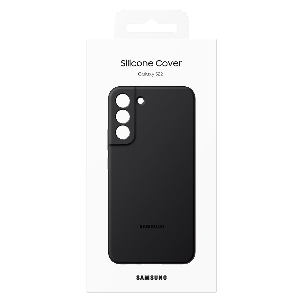 Samsung Silicone Smartphone Cover EF-PS906 for Galaxy S22+ Black
