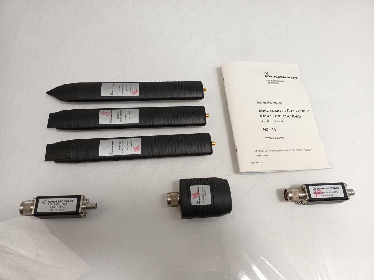 Rohde & Schwarz 1026.7744.03 HZ-14 Active E and H near-field Probe Set