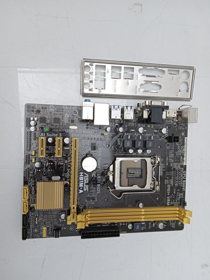 ASUS H81M-A Socket LGA1150 DDR3 PCI-E Micro ATX Motherboard With I/O Shield
