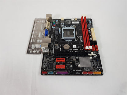 Biostar H81MG Socket LGA1150 DDR3 MicroATX Motherboard with I/O Shield