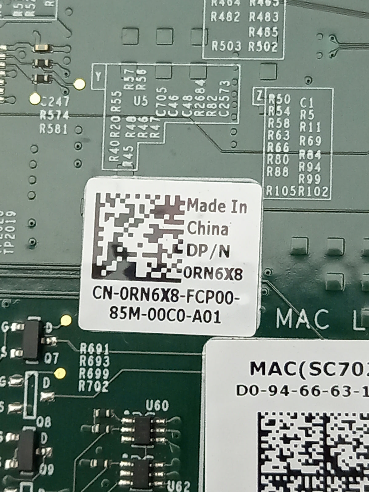 Dell SAS Controller Compellent Type F 12G SAS Motherboard SCV3020 0RN6X8 RN6X8