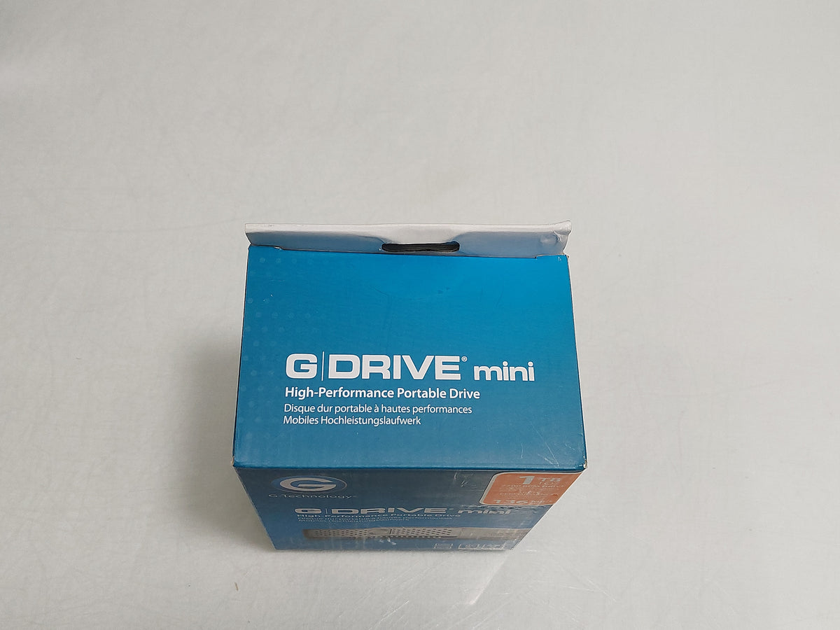 G-Technology G-DRIVE mini USB 3.0 1TB Silver External Hard Drive 0G02577