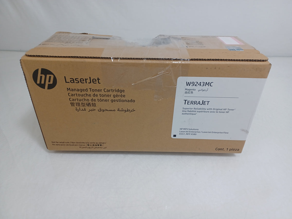 HP W9243MC LaserJet Managed Toner Cartridge Magenta - Damaged Box