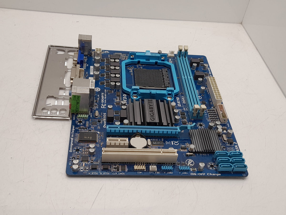 GIGABYTE GA-78LMT-S2P Socket AM3b DDR3 Micro ATX Motherboard With I/O Shield