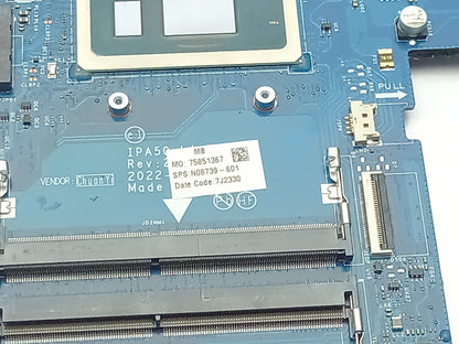 HP 250 G9 Laptop Motherboard with i5-1235U 1.30 GHz DDR4 N08739-601