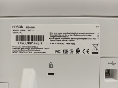 Epson Scanner Workforce DS-410