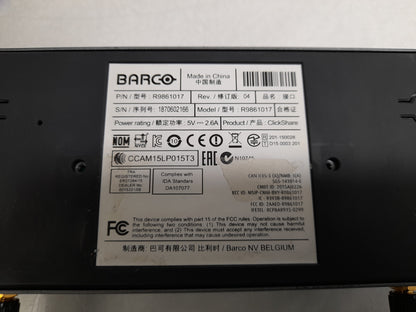 2x Barco ClickShare CSM-1 Wireless Presentation System R9861017 - With ClickShare Button