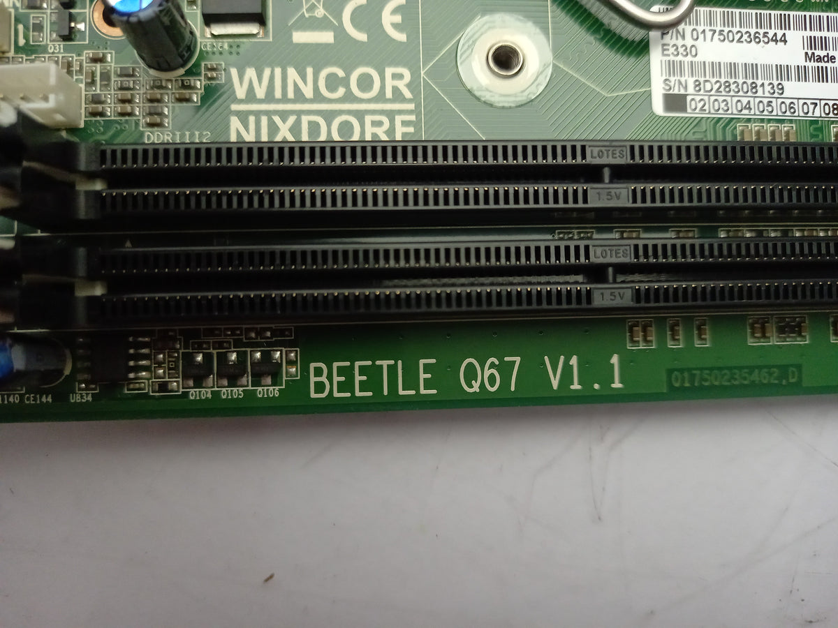 Wincor Beetle Q67 version 1.1 Motherboard - 01750236544 DDR3  LGA 1155